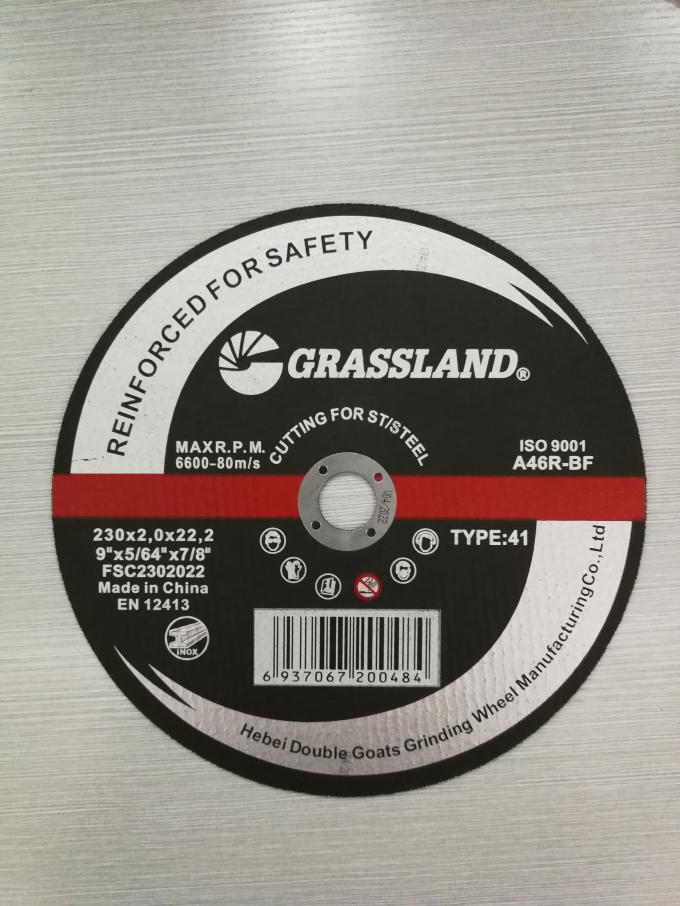 230×2 Mm Straight ISO 9001 Abrasive Cutting Wheels 3